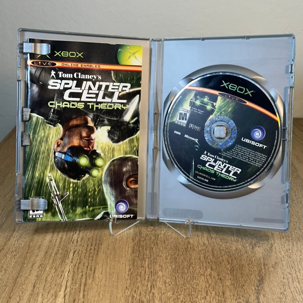 Splinter Cell Chaos Theory Xbox CIB Platinum Hits Tested Authentic Game - Picture 2 of 8